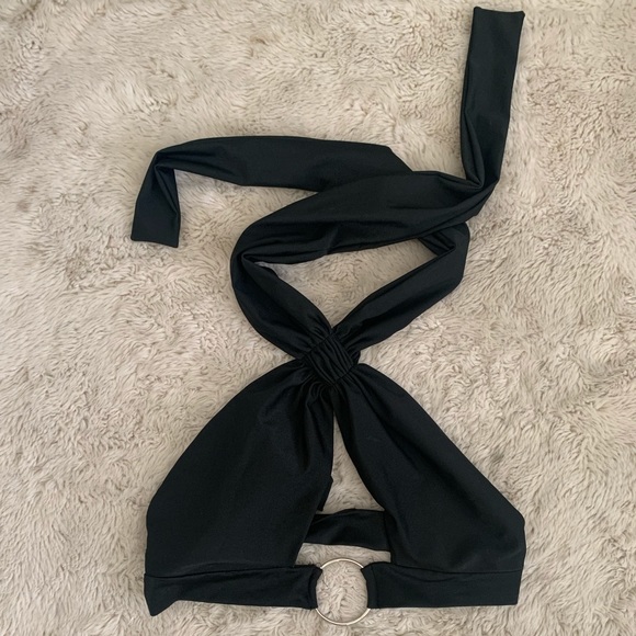 Tops - My boo wrap around halter crop top